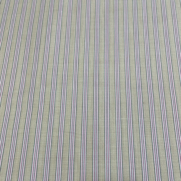 Vintage fabric remnants, blue/white check, black/peach stripe, peach stripe - Picture 3 of 14